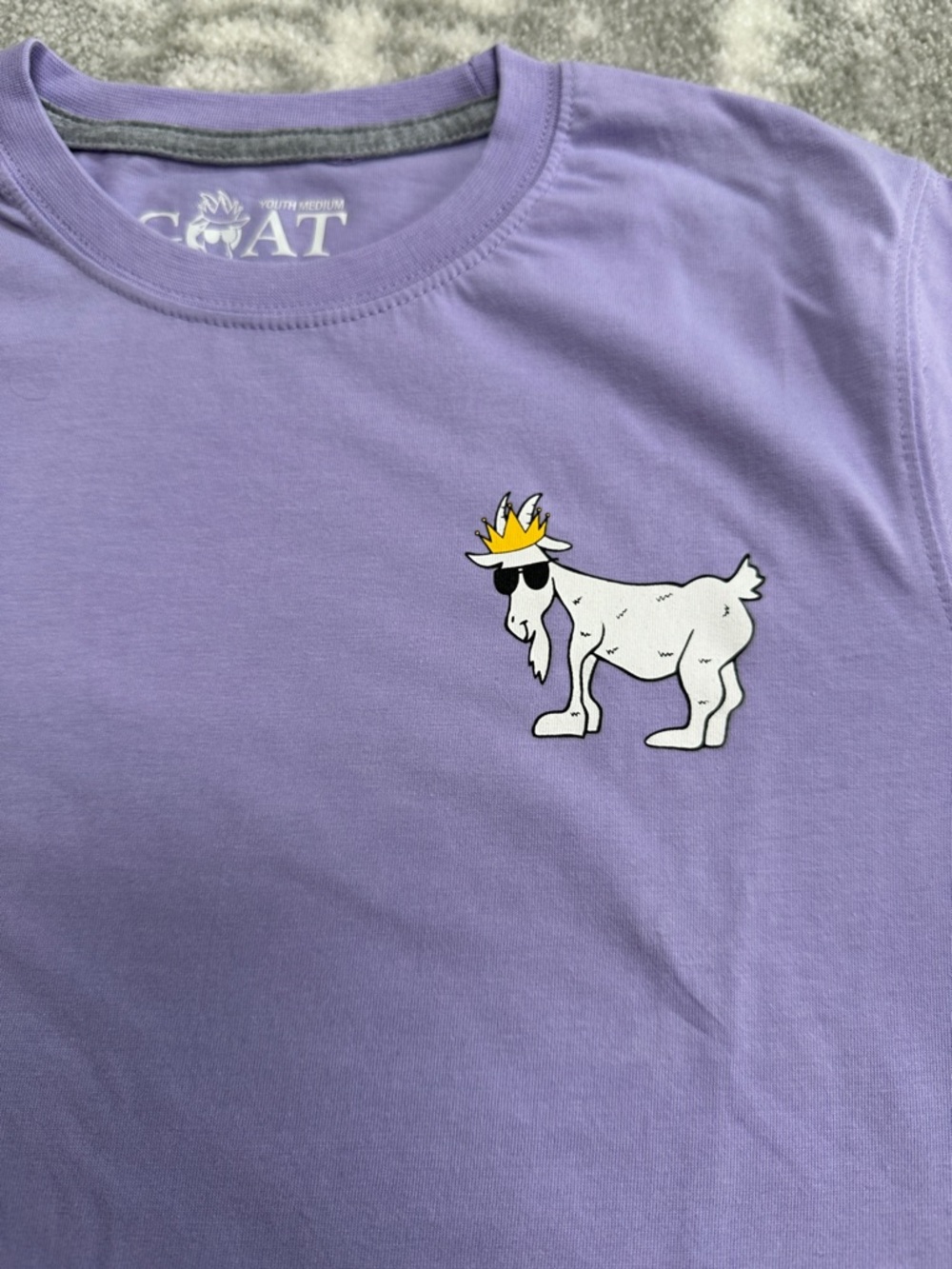 GOAT OG youth T-Shirt in purple - Picture 3 of 5